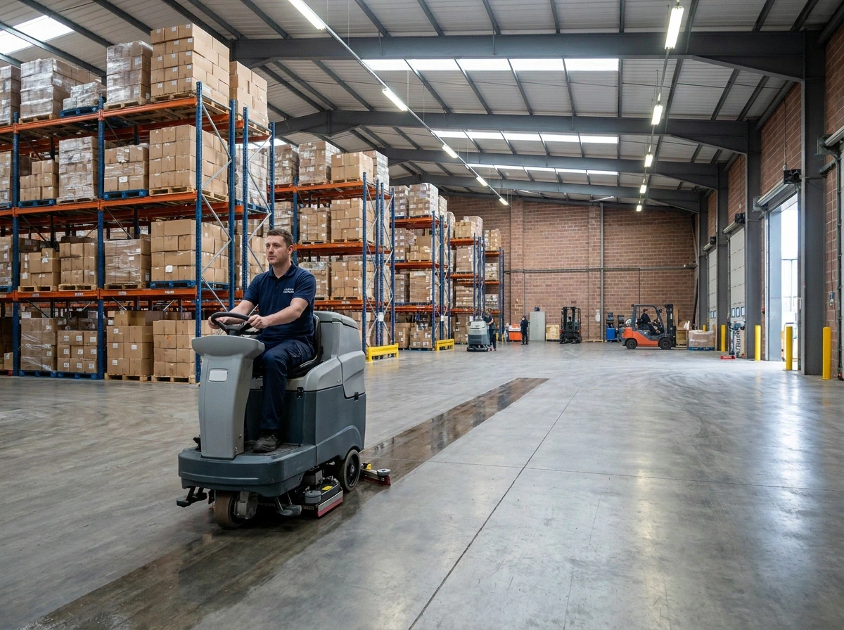 Commercial cleaning company in London performing anti-viral business premises sanitisation